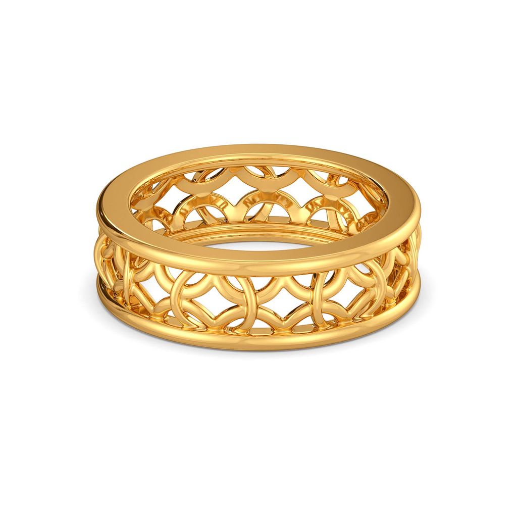 The Bullion Knot Gold Rings alternate view 3