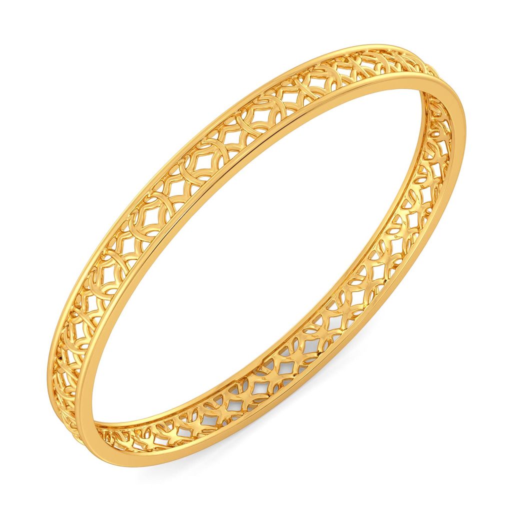 The Bullion Knot Gold Bangles