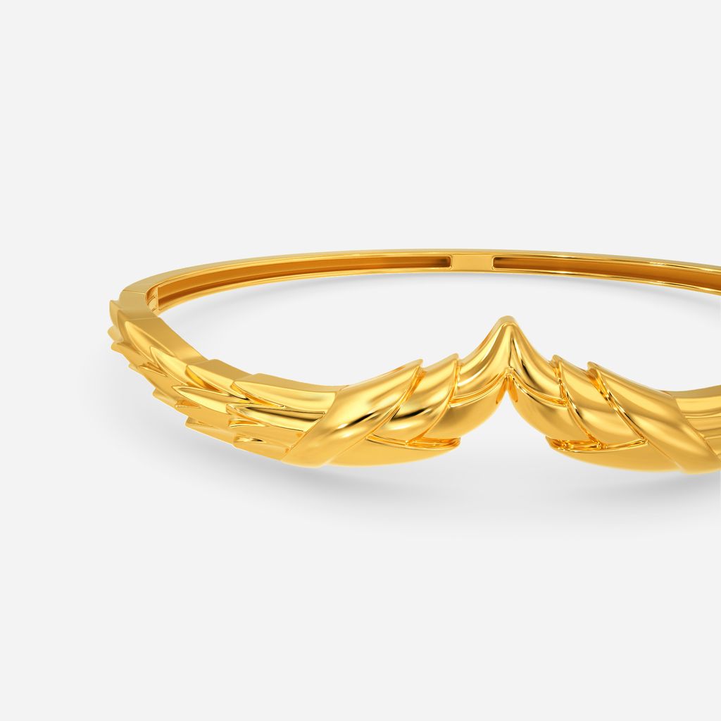 Serpent's Arrow Gold Bangles