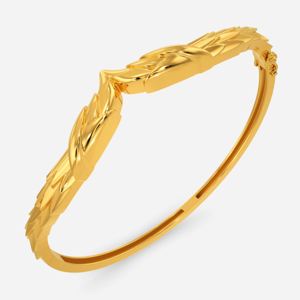 Serpent's Arrow Gold Bangles