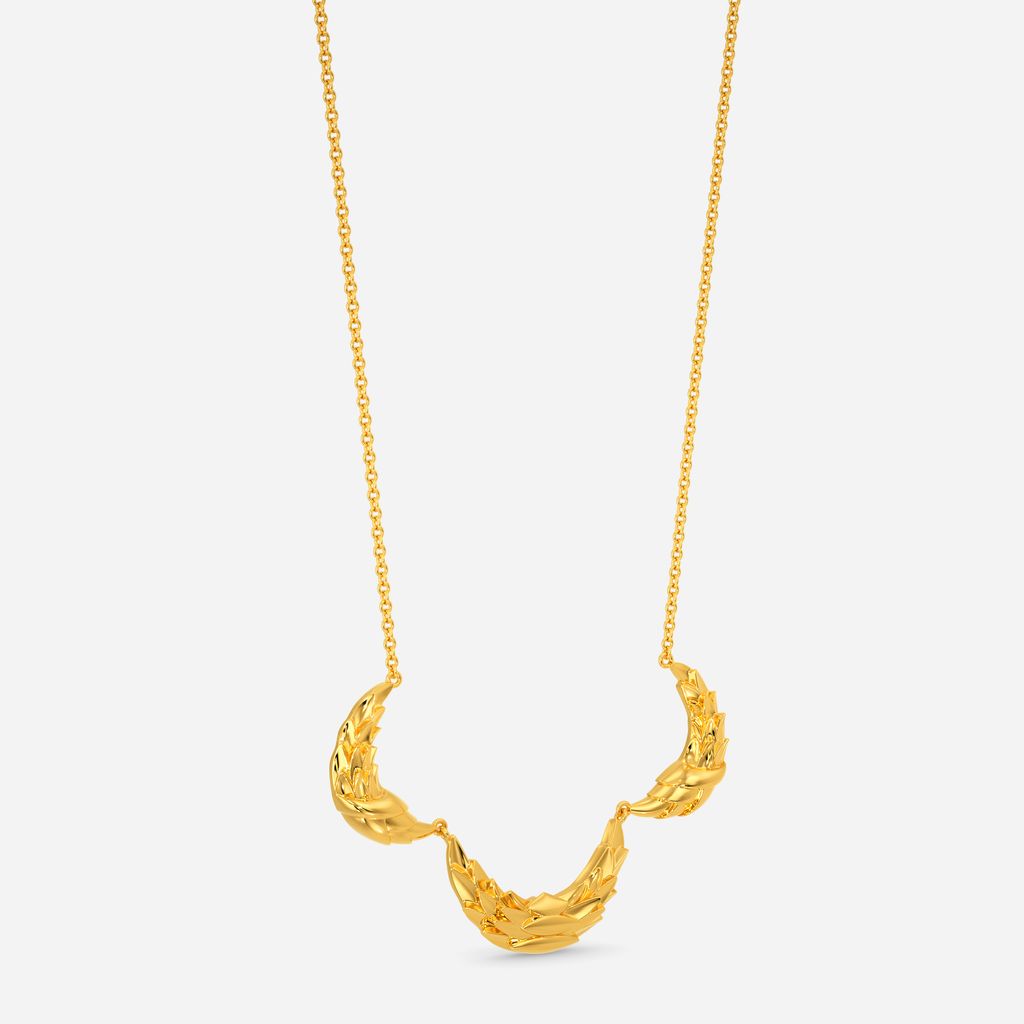 Serpent's Arrow Gold Necklaces
