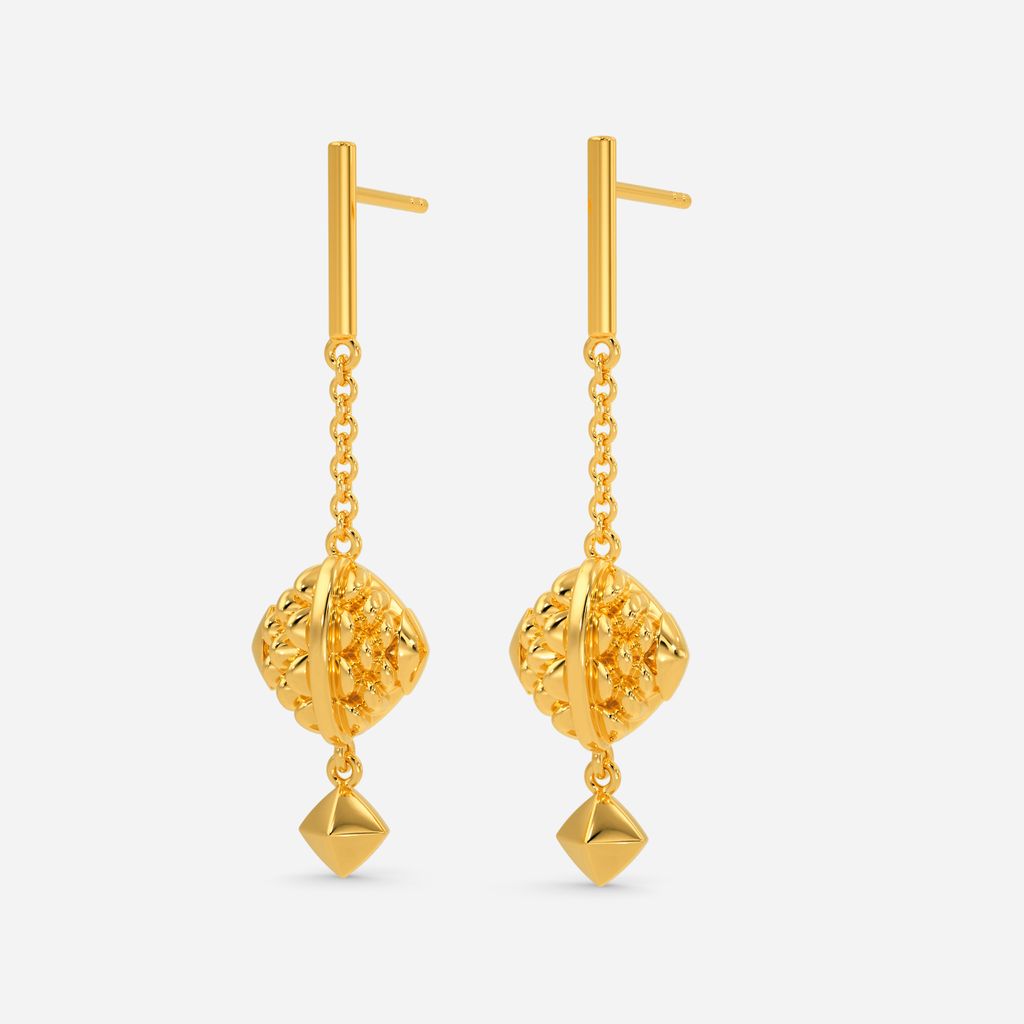 Dragon Power Gold Earrings