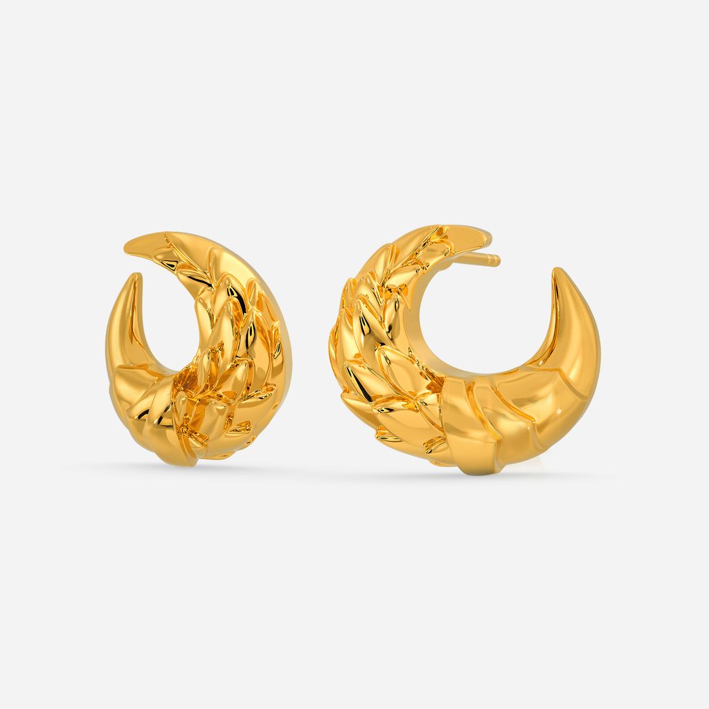 Playful Aerouant Gold Earrings