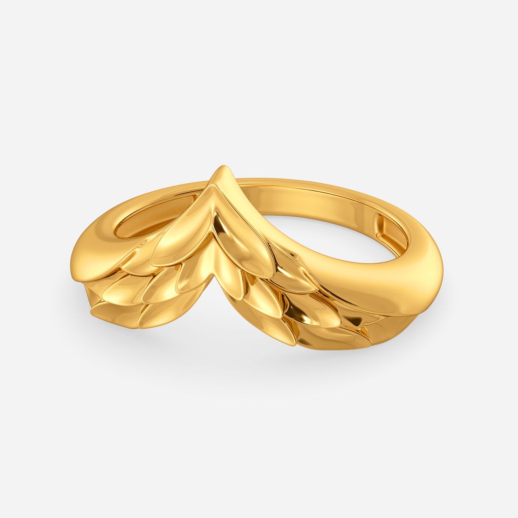 Serpent's Spectrum Gold Rings alternate view 3