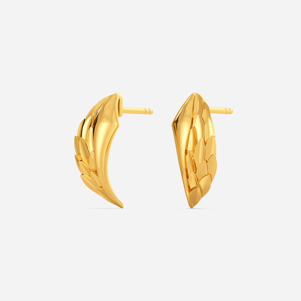 Serpent's Spectrum Gold Earrings