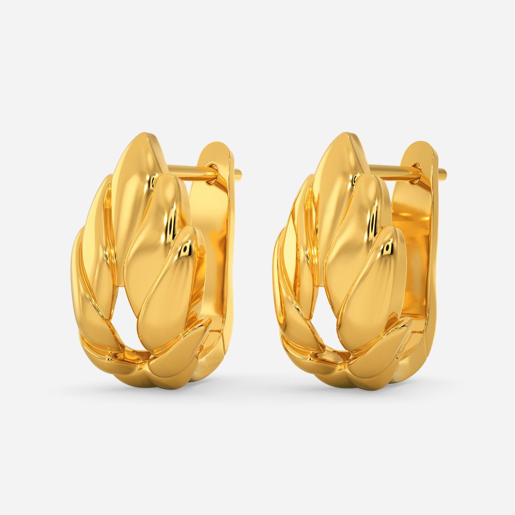 Dragon Blaze Gold Earrings
