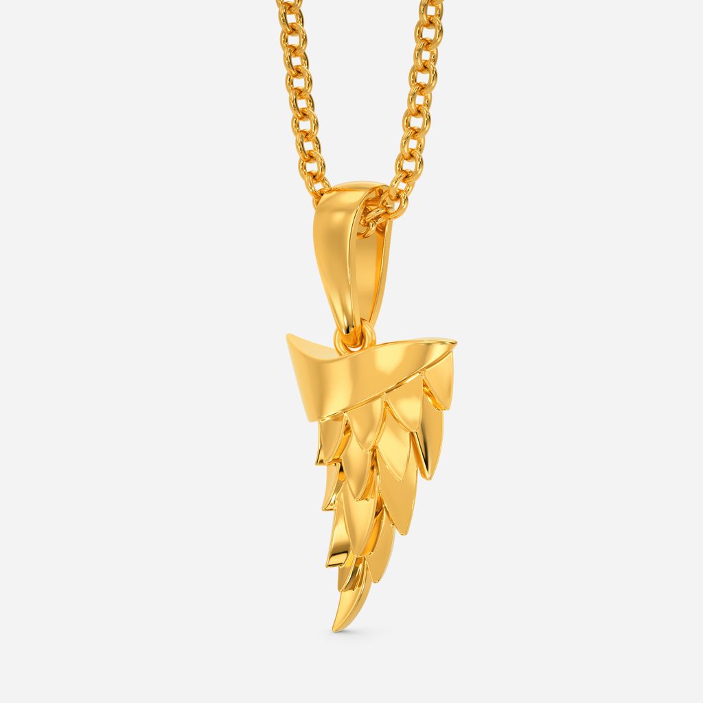 Spiny Texture Gold Pendants