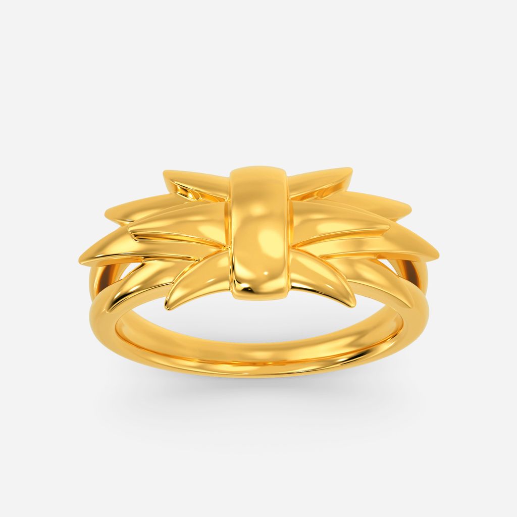 Luxuriant Scales Gold Rings alternate view 3