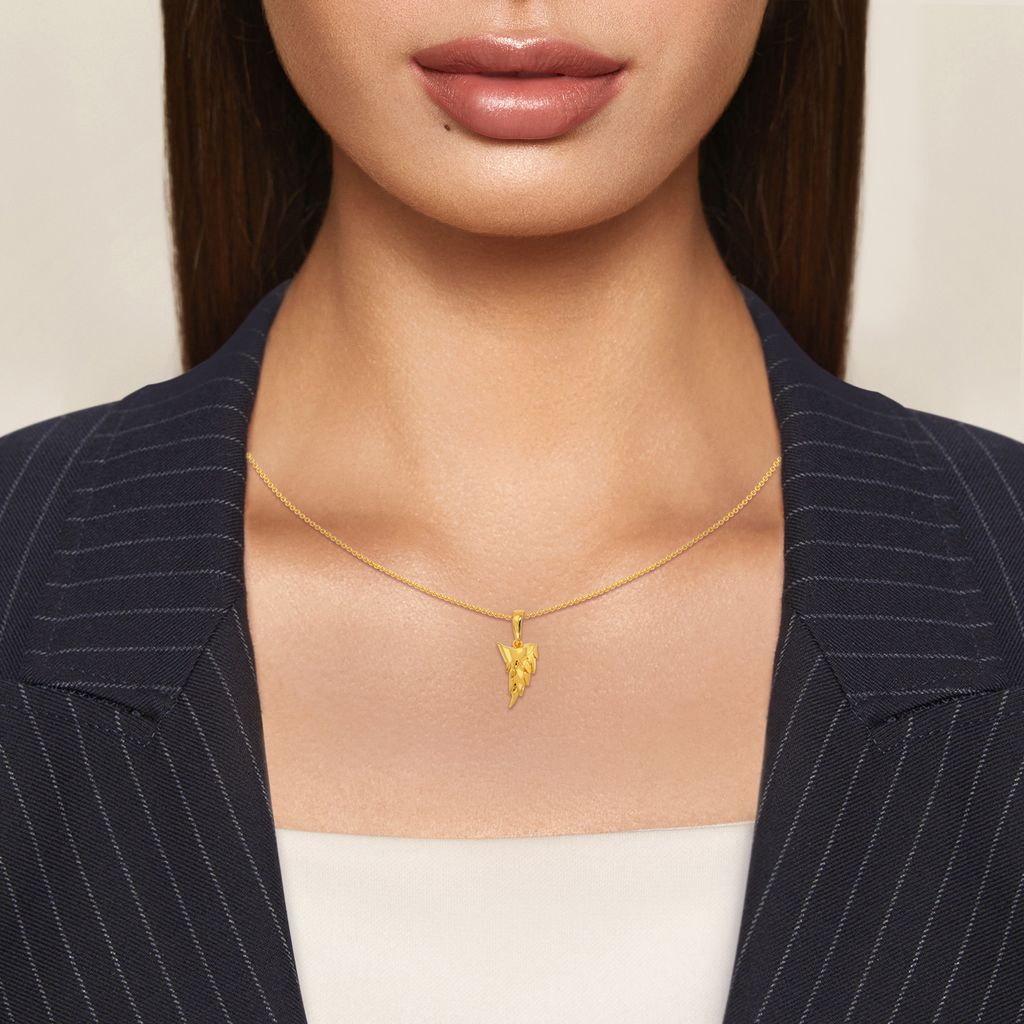 Spiny Texture Gold Pendants