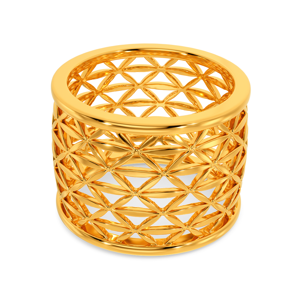 So Very Lacey Gold Rings alternate view 2