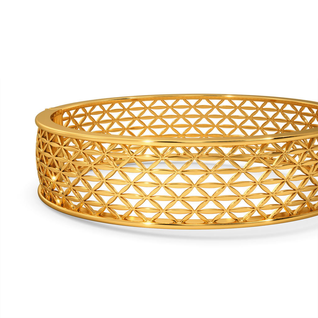 So Very Lacey Gold Bangles
