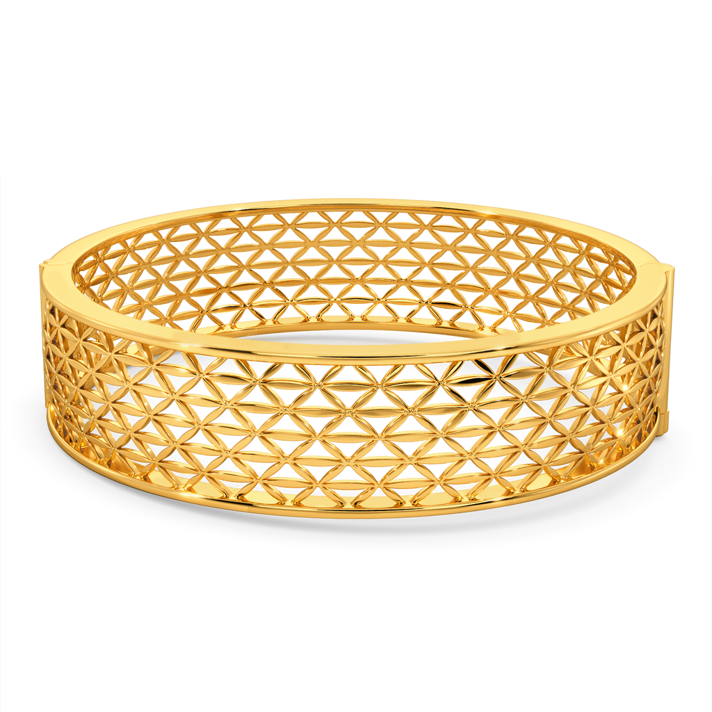 So Very Lacey Gold Bangles