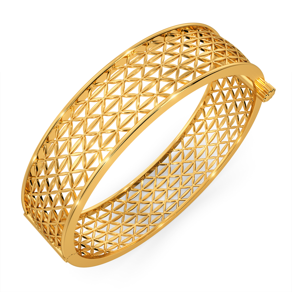 So Very Lacey Gold Bangles