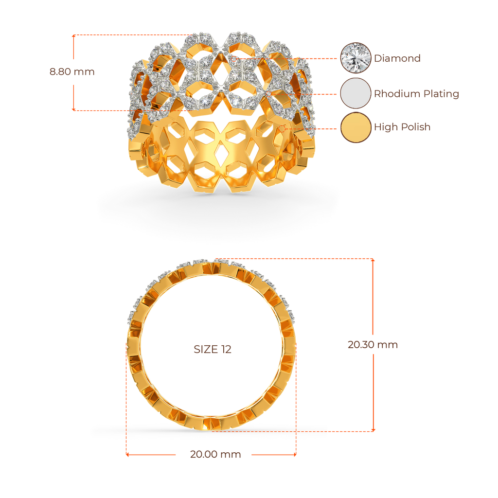 Ultimate Lacework Diamond Rings image