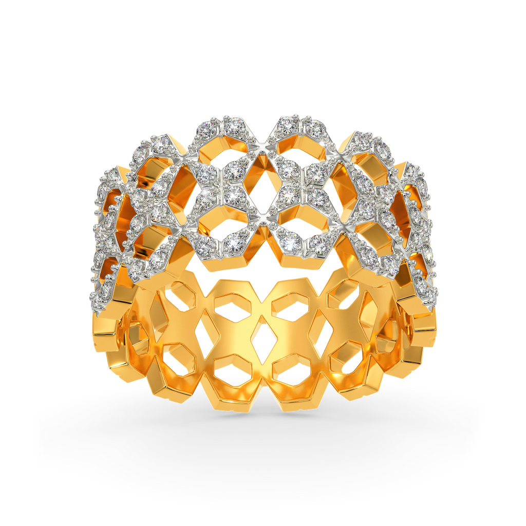Ultimate Lacework Diamond Rings alternate view 3