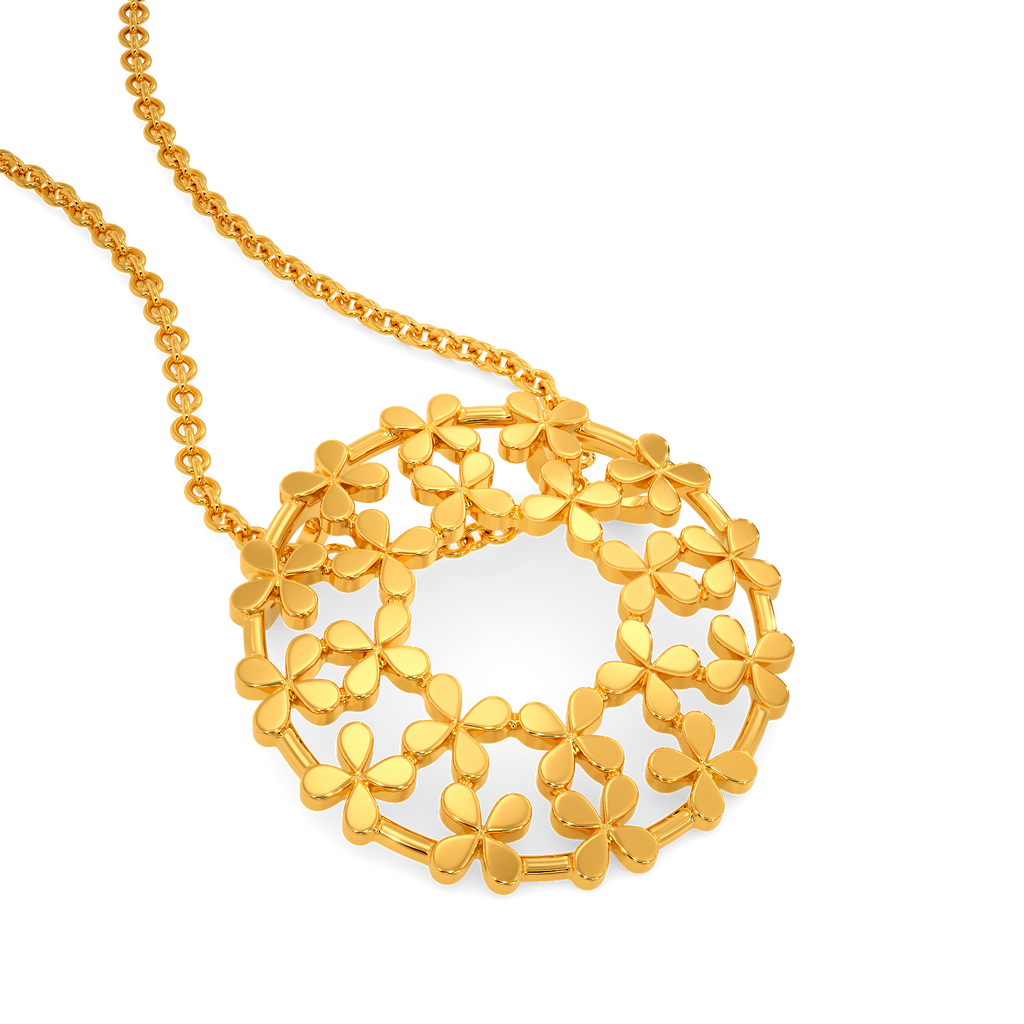 Wrap in Lace Gold Pendants