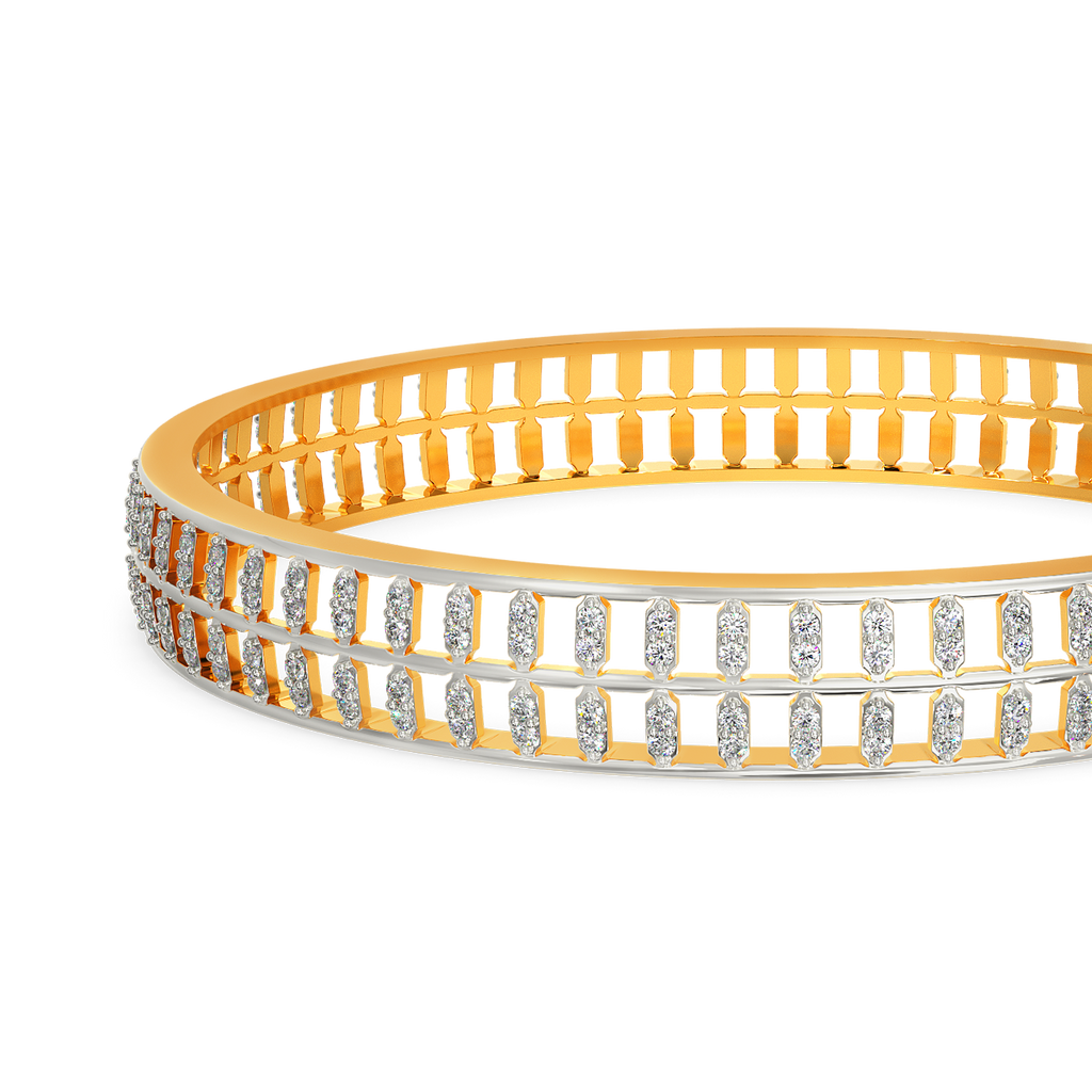 Feeling Lacy Diamond Bangles