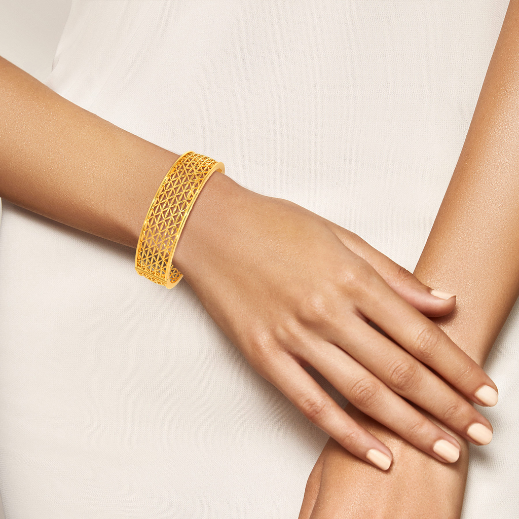So Very Lacey Gold Bangles