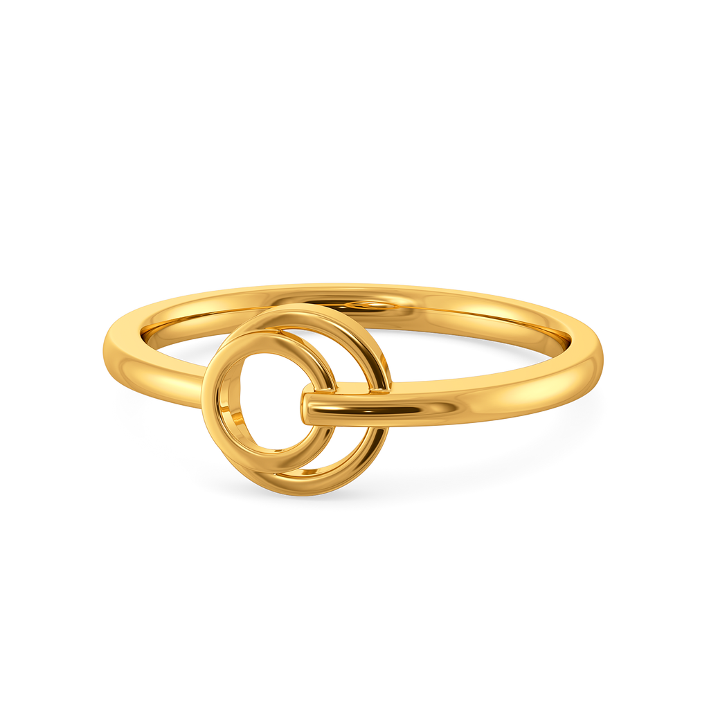 Buckle Bloom Gold Rings alternate view 2