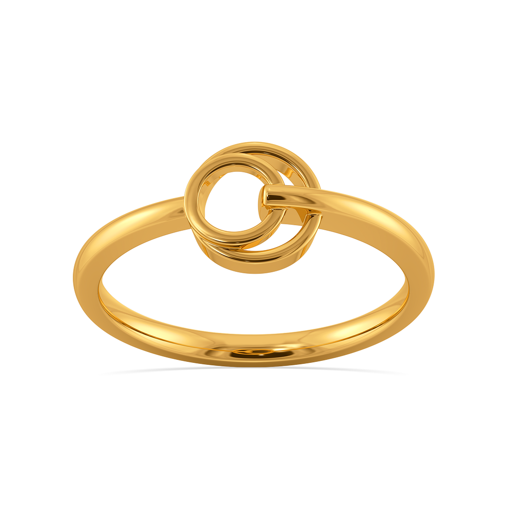 Buckle Bloom Gold Rings alternate view 3