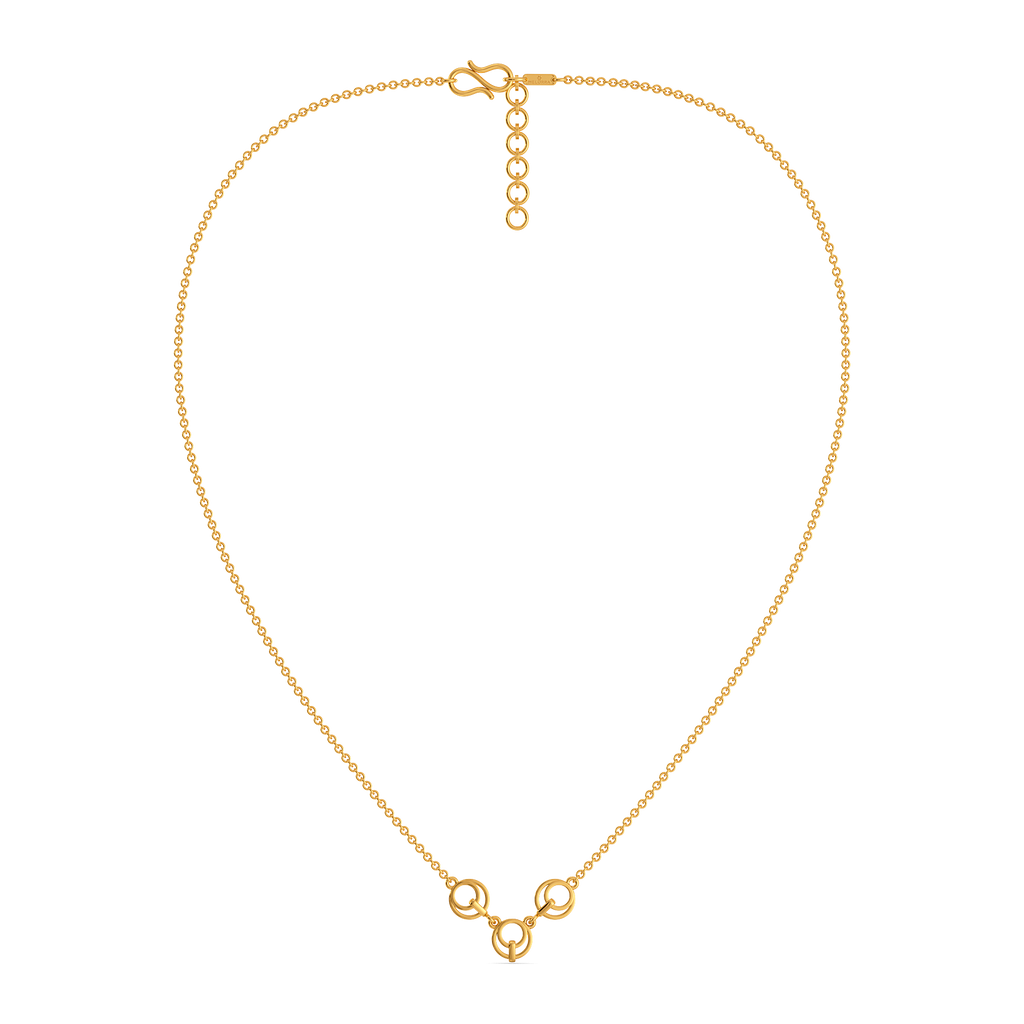 Buckle Bloom Gold Necklaces