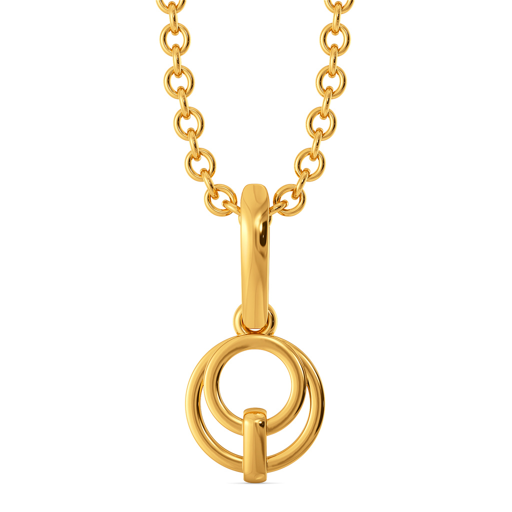 Buckle Bloom Gold Pendants