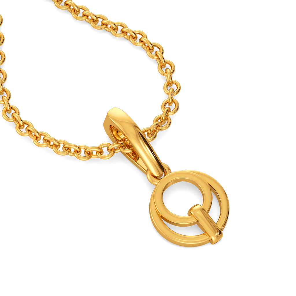 Buckle Bloom Gold Pendants