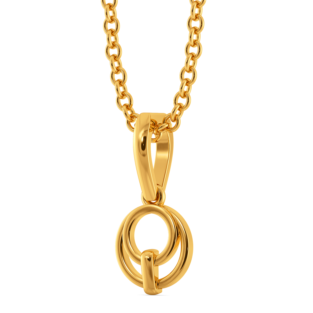 Buckle Bloom Gold Pendants