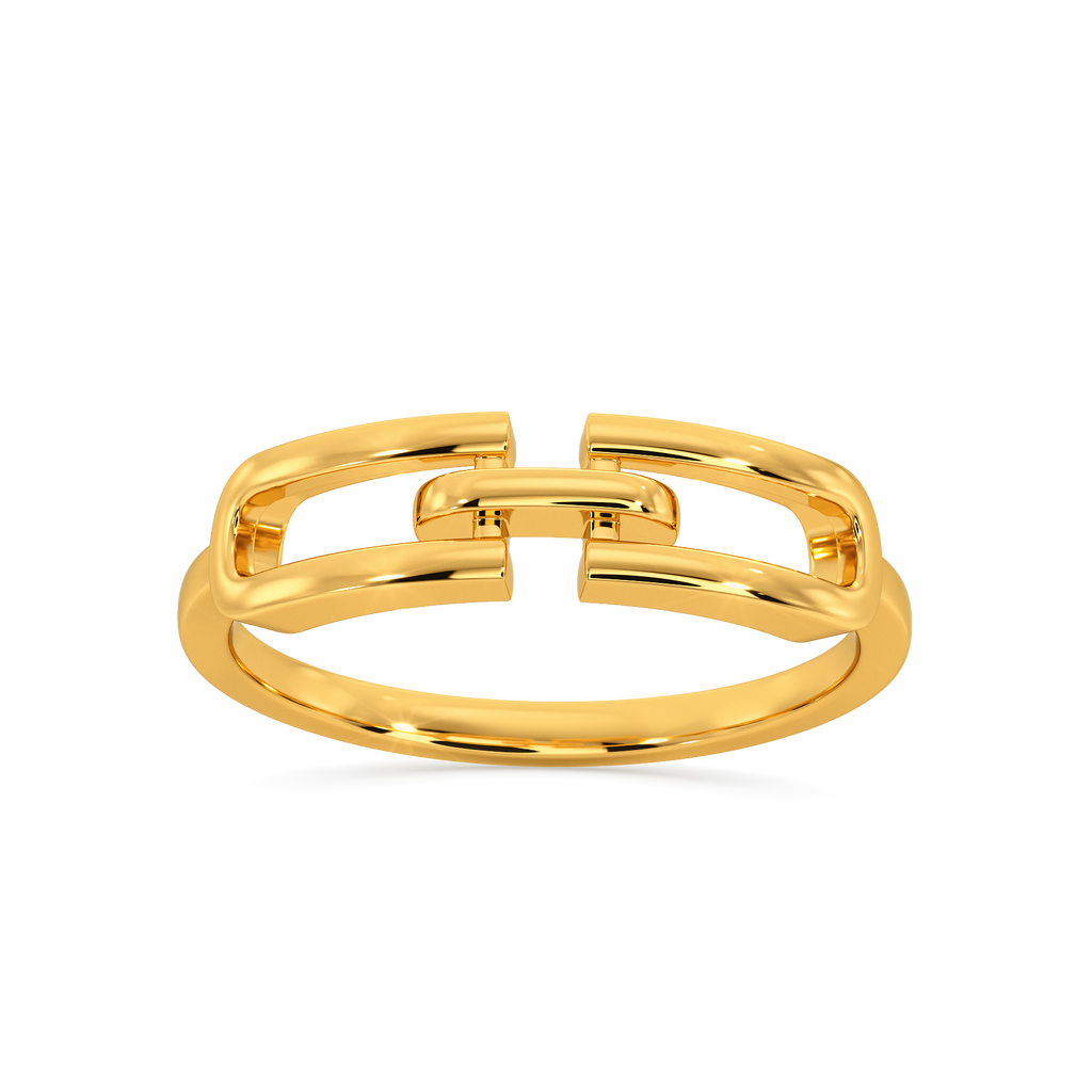 Fastened with Flair Gold Rings alternate view 3