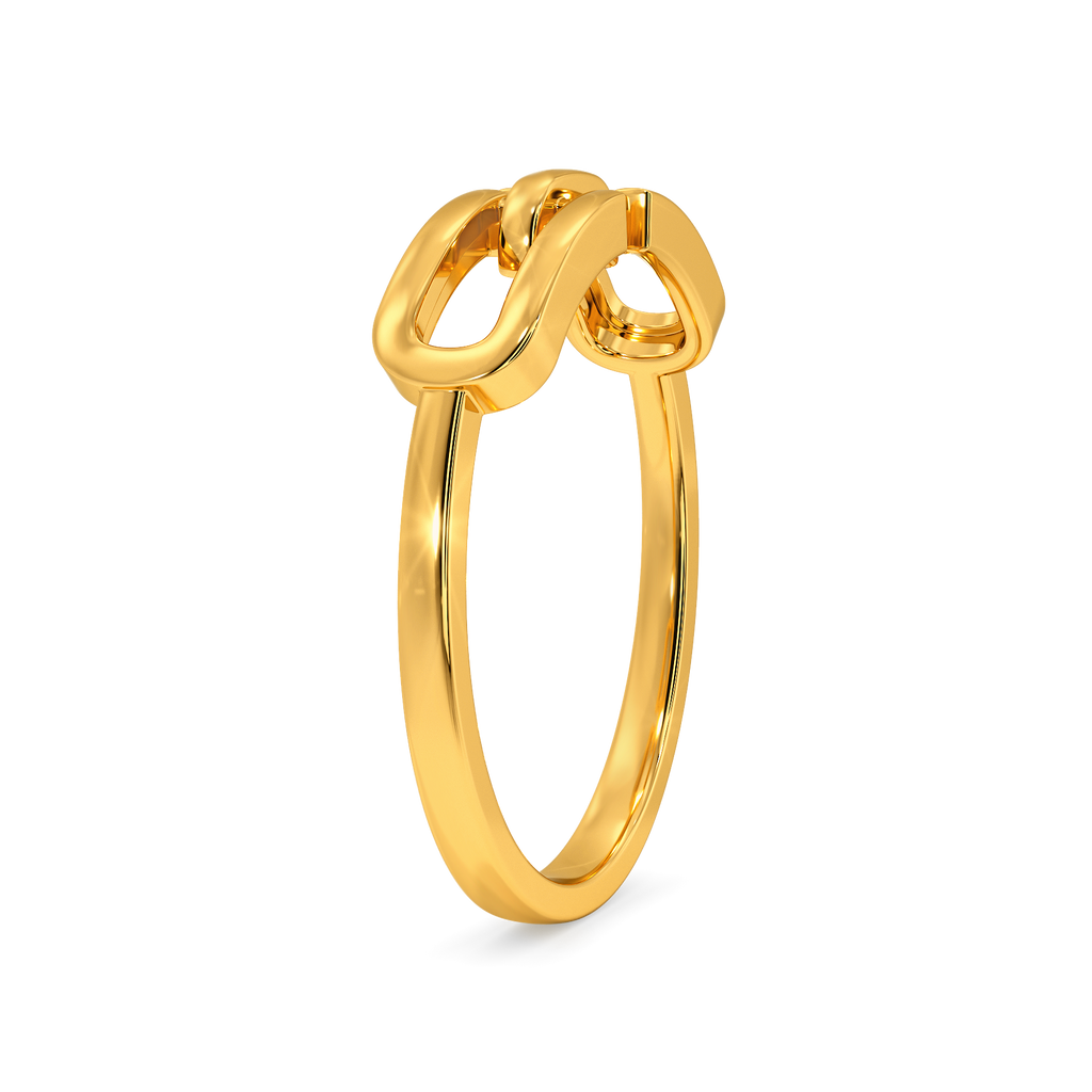 Fastened with Flair Gold Rings image