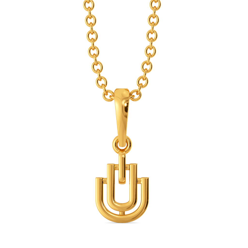 Fastened with Flair Gold Pendants