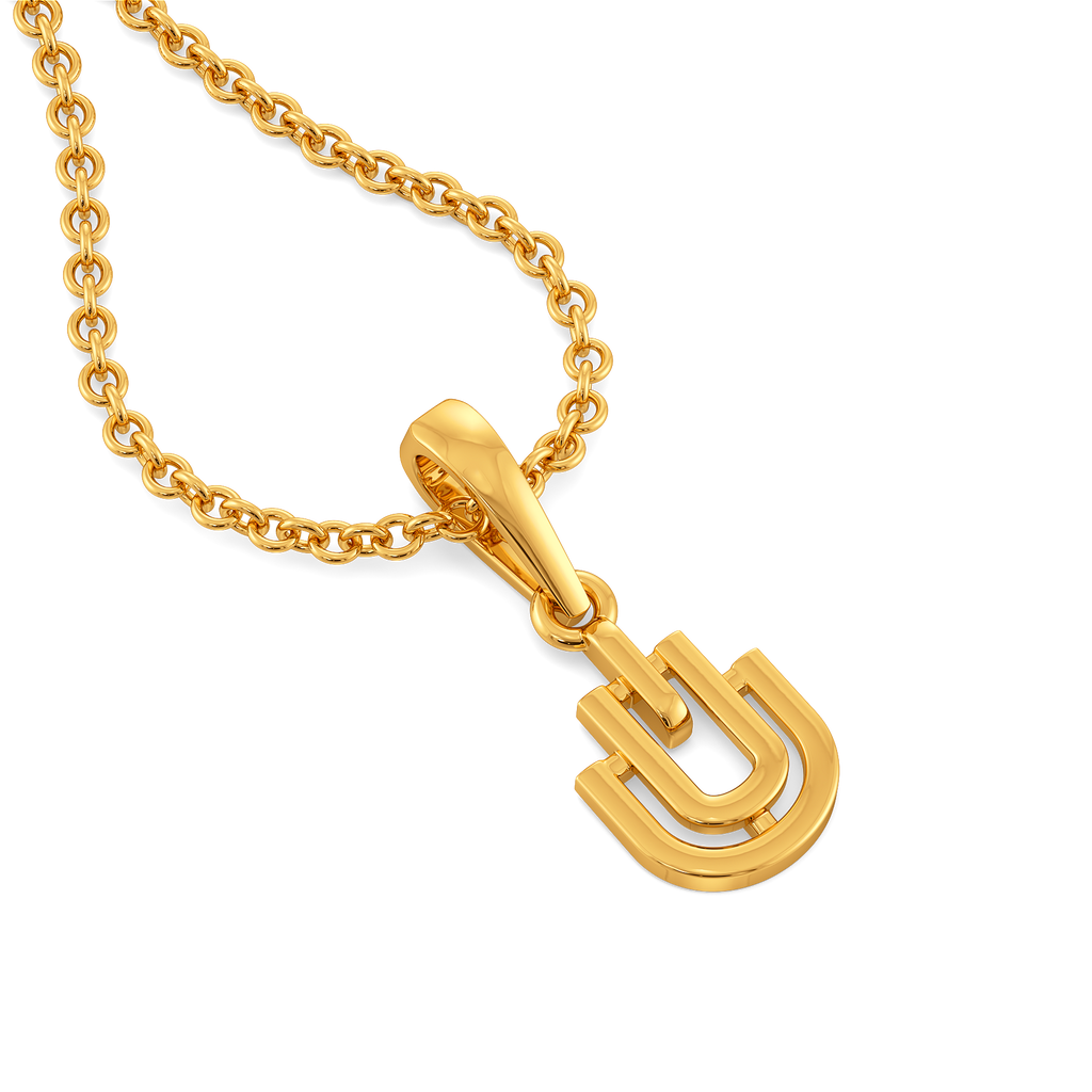 Fastened with Flair Gold Pendants