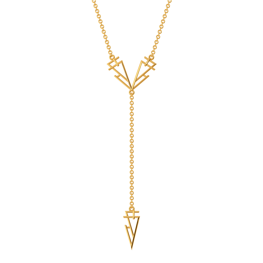 All Buckled Up Gold Necklaces