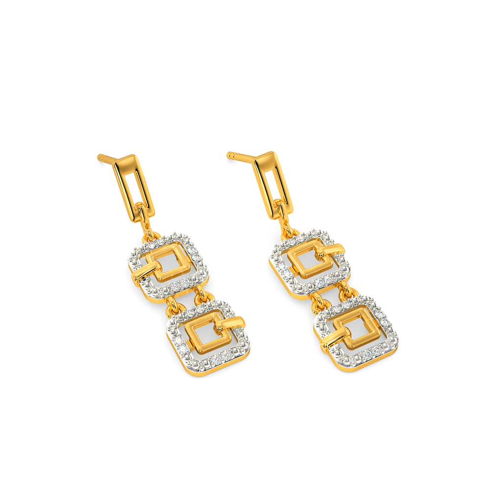 Hold the Sparkle Diamond Earrings
