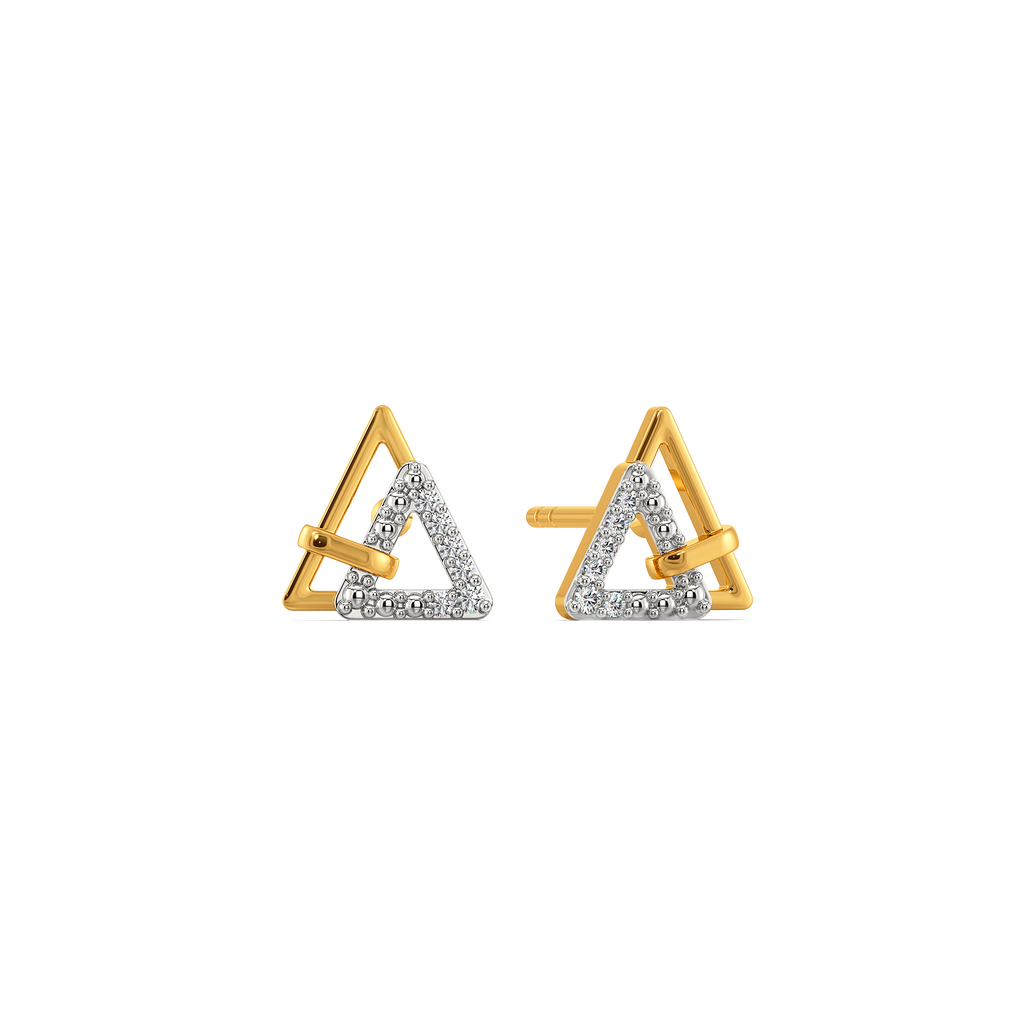 Strap the Sparkle Diamond Earrings