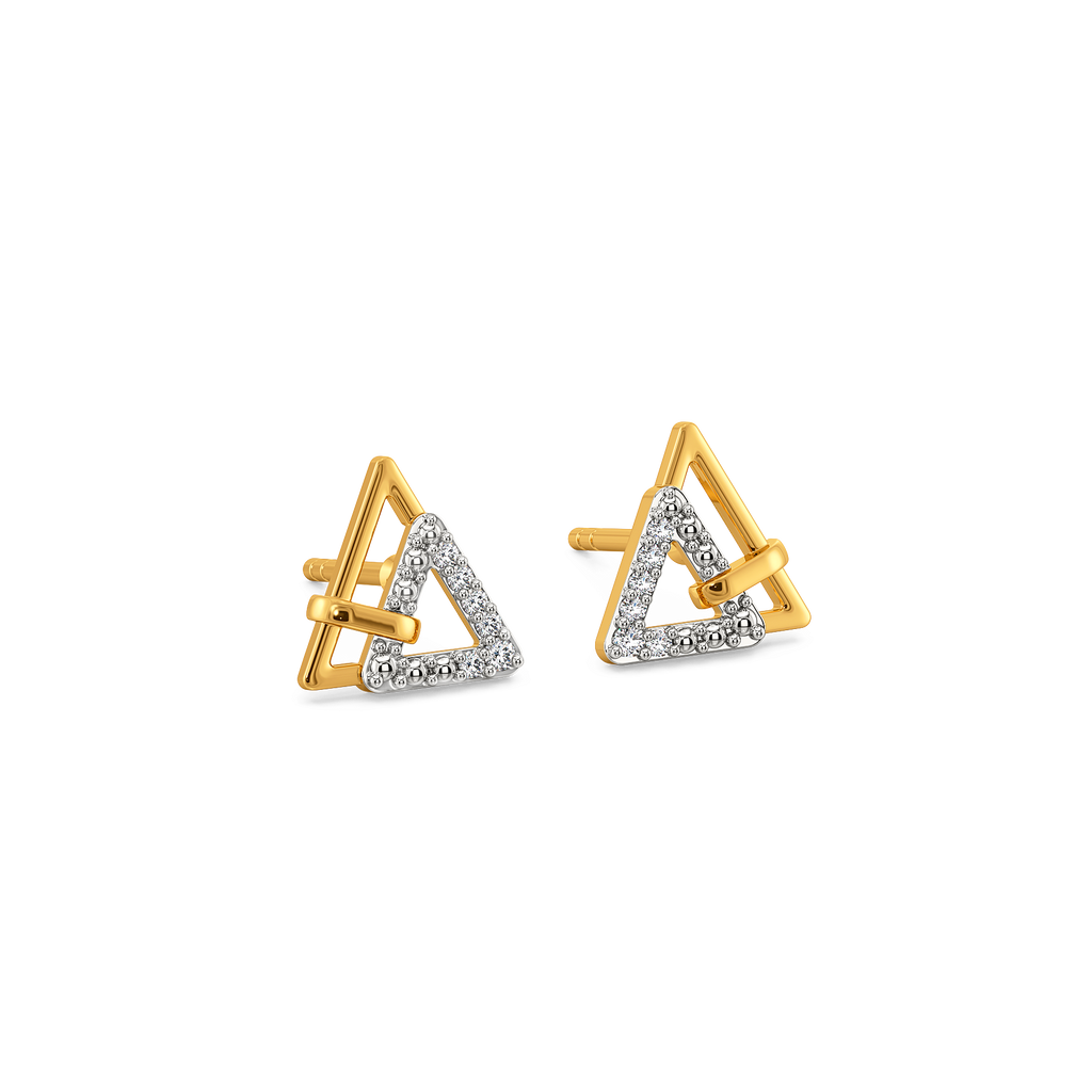 Strap the Sparkle Diamond Earrings