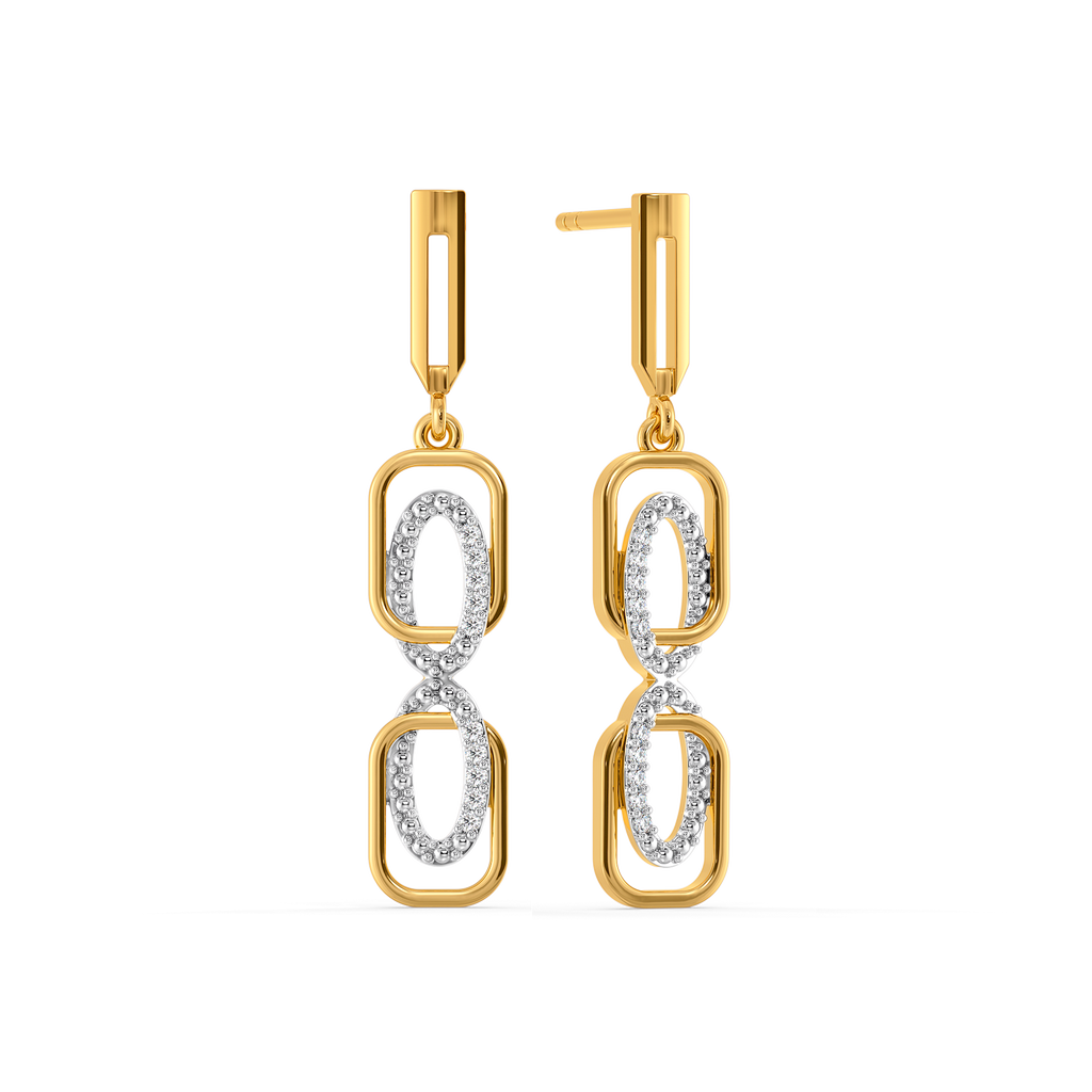 Buckled Edit Diamond Earrings