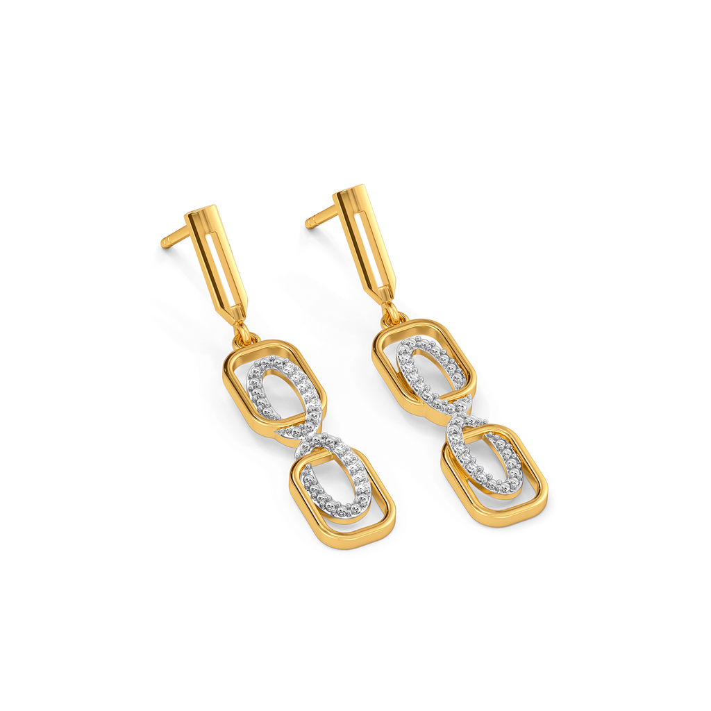 Buckled Edit Diamond Earrings