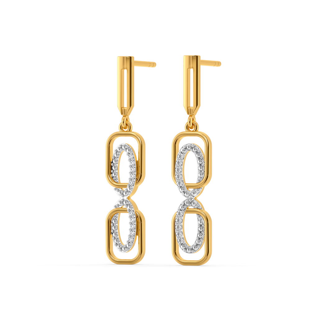 Buckled Edit Diamond Earrings