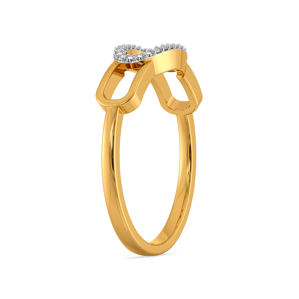 Buckled Edit Diamond Rings image