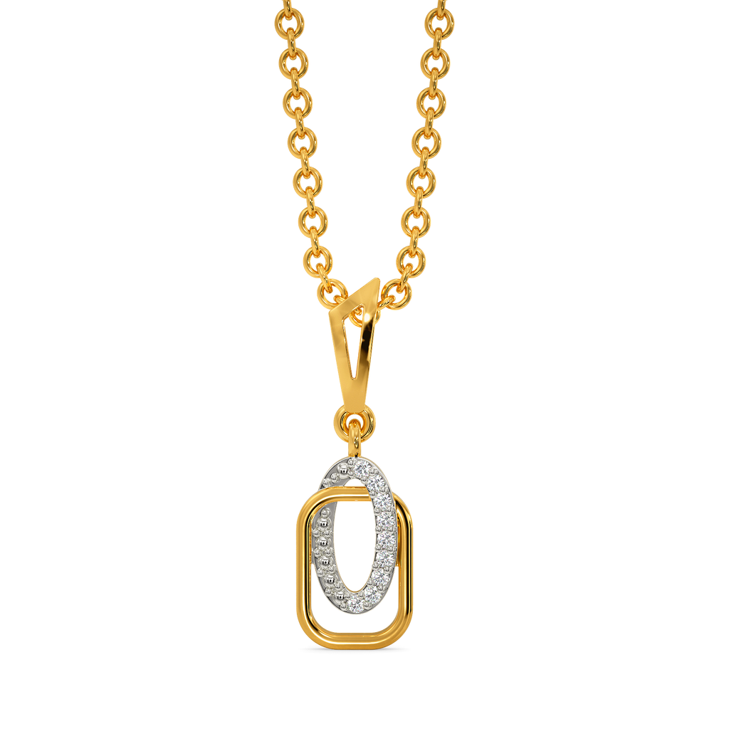 Buckled Edit Diamond Pendants