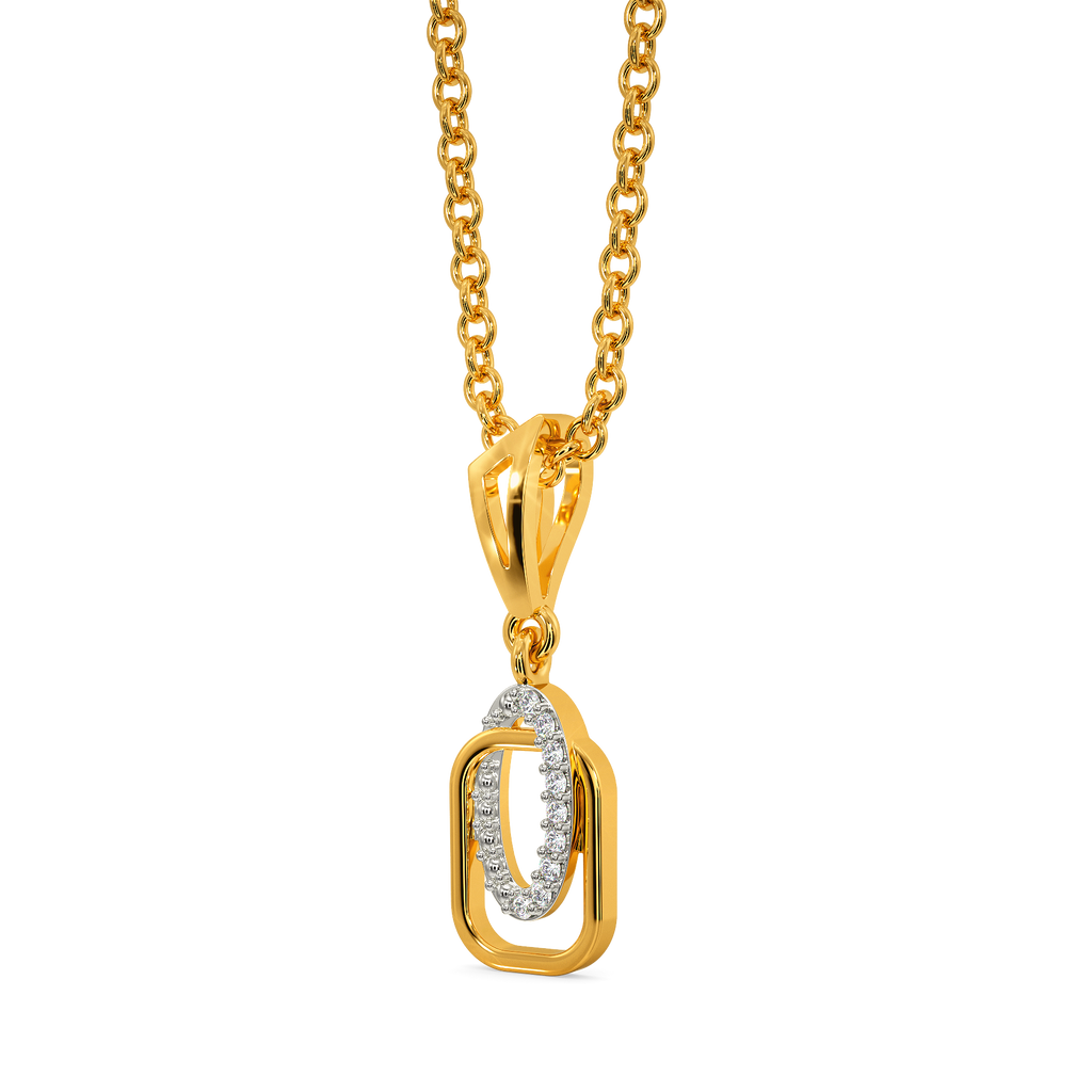 Buckled Edit Diamond Pendants