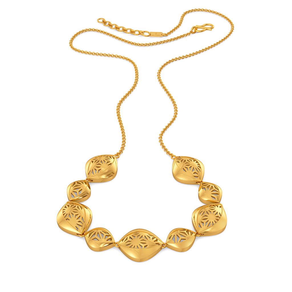 Bold Lace Gold Necklaces