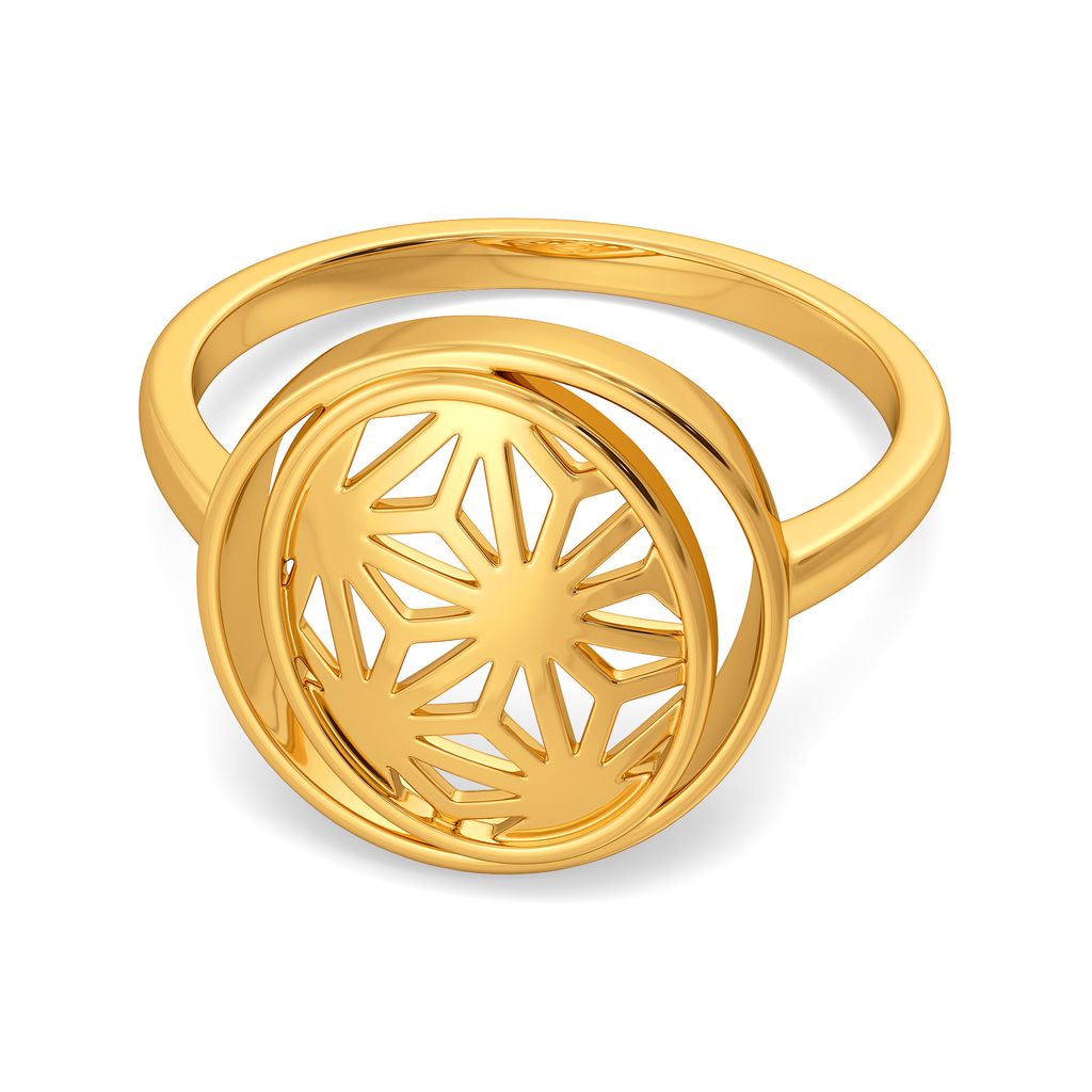 Lacy Reveal Gold Rings alternate view 3