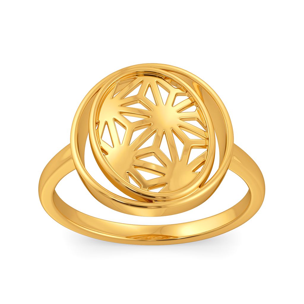 Lacy Reveal Gold Rings alternate view 2