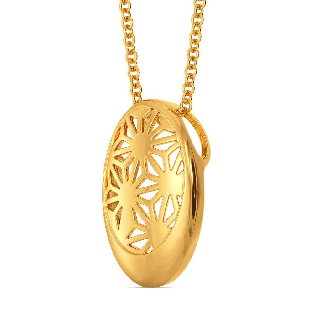 Lacy Reveal Gold Pendants