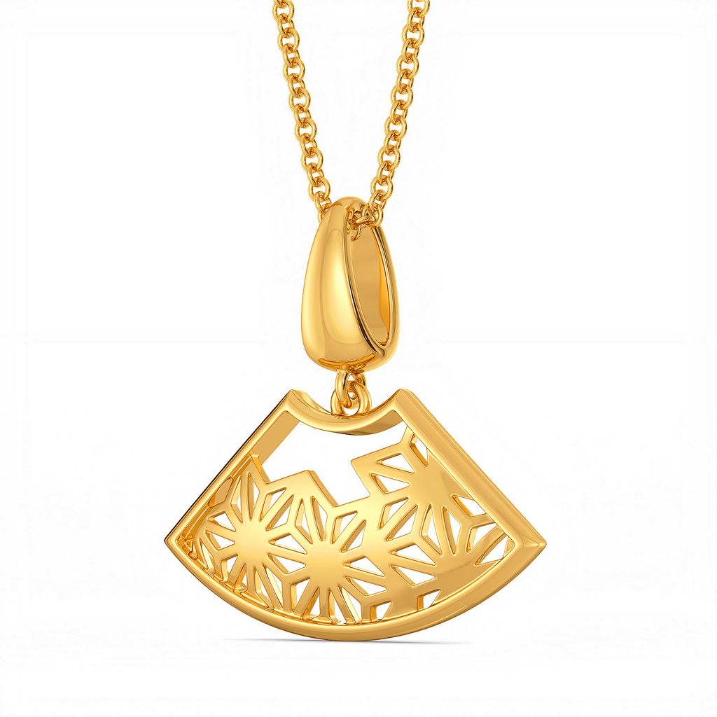 Lace It Up Gold Pendants