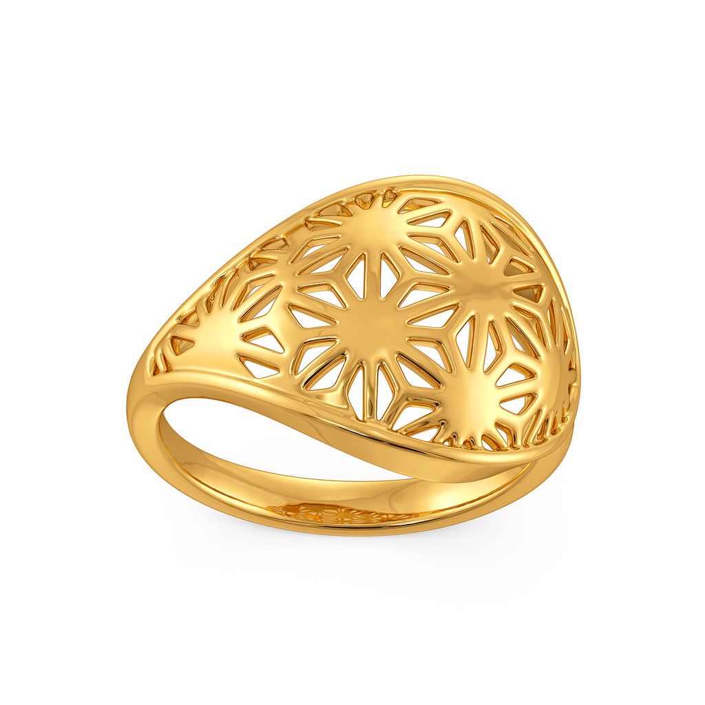 Inner Drama Gold Rings alternate view 2