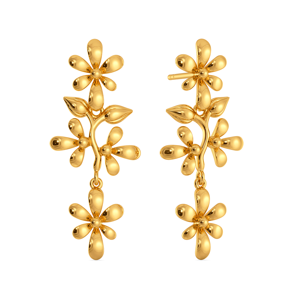Untill Autumn Comes Gold Earrings
