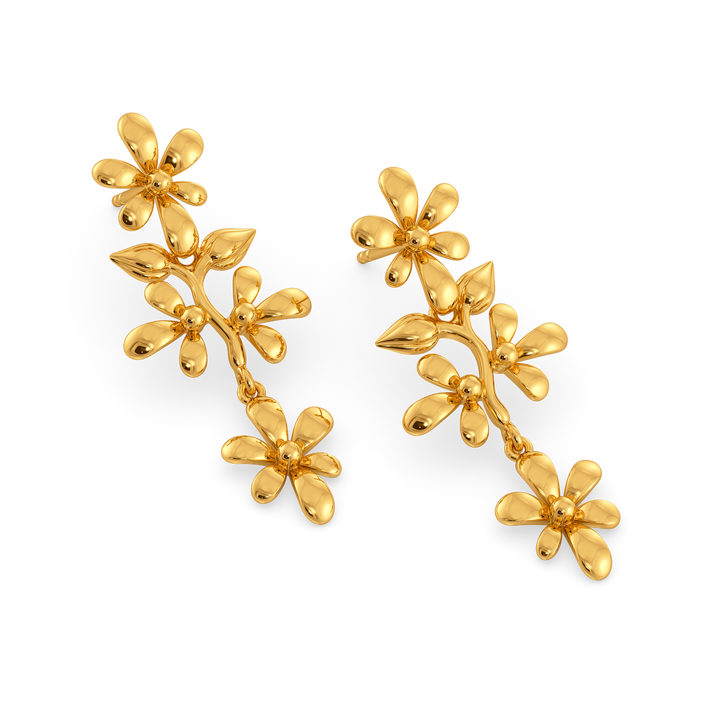 Untill Autumn Comes Gold Earrings